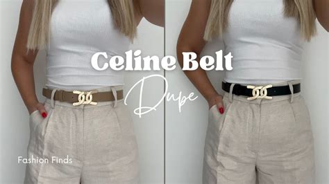 amazon celine belt dupe|celine triomphe belt dupe.